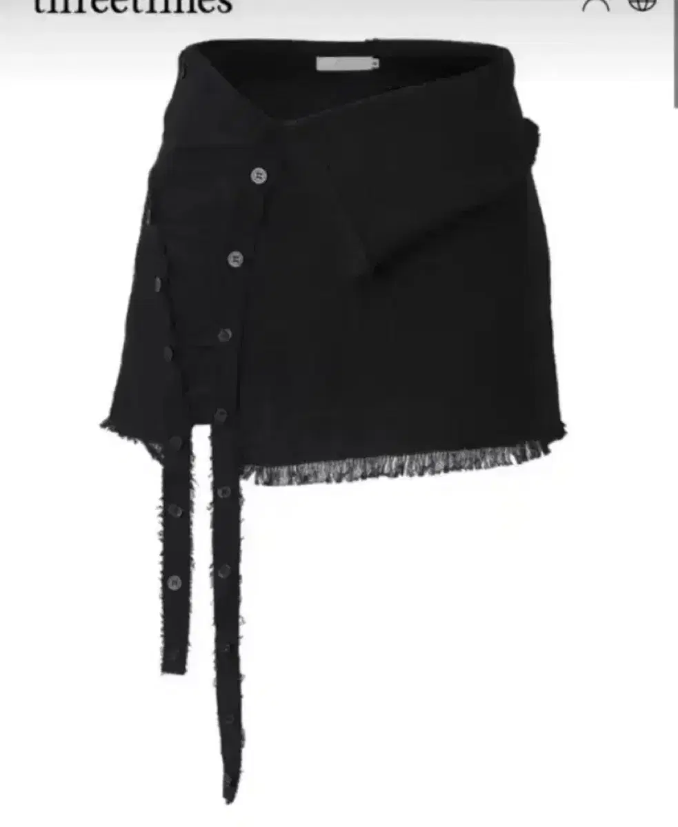 THREETIMES | 쓰리타임즈 Threetimes Athletic slit skirt (S
